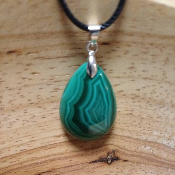 Pendentif en Malachite