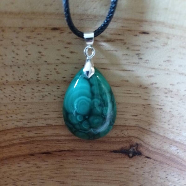 Pendentif en Malachite