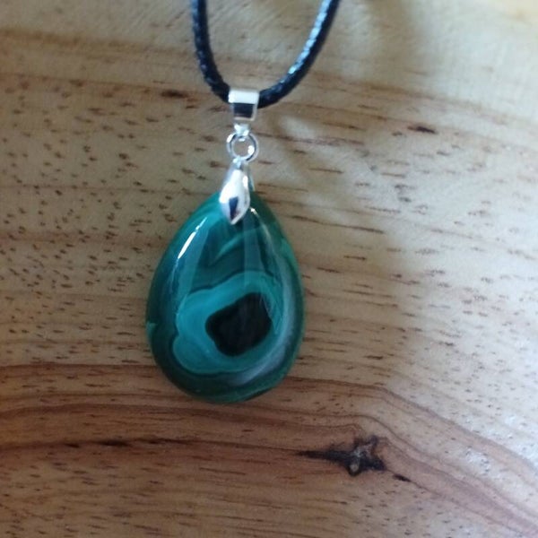 Pendentif en Malachite