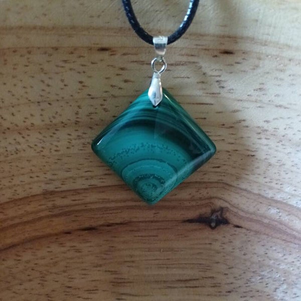 Pendentif en Malachite