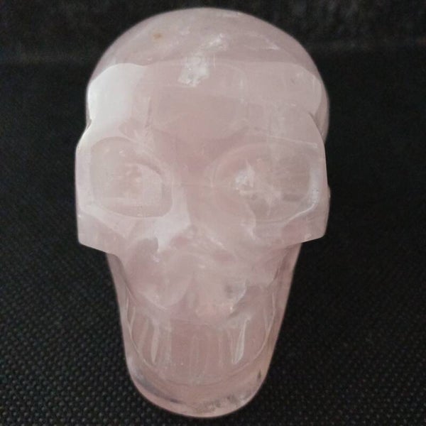 Crâne Quartz Rose