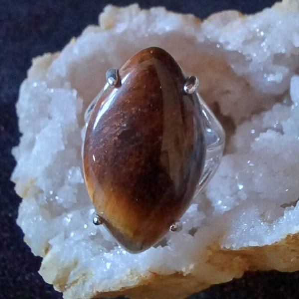 Bague Œil du tigre