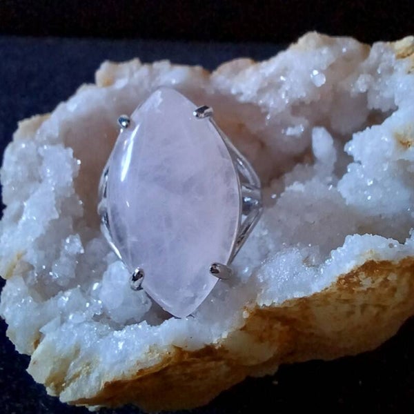 Bague Quartz rose