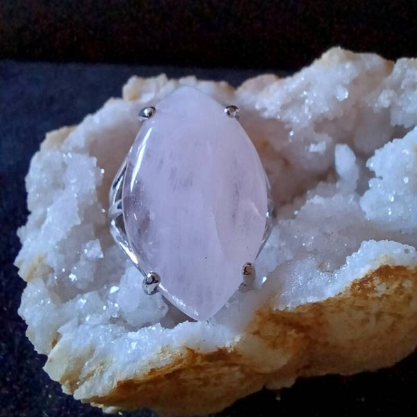 Bague Quartz rose