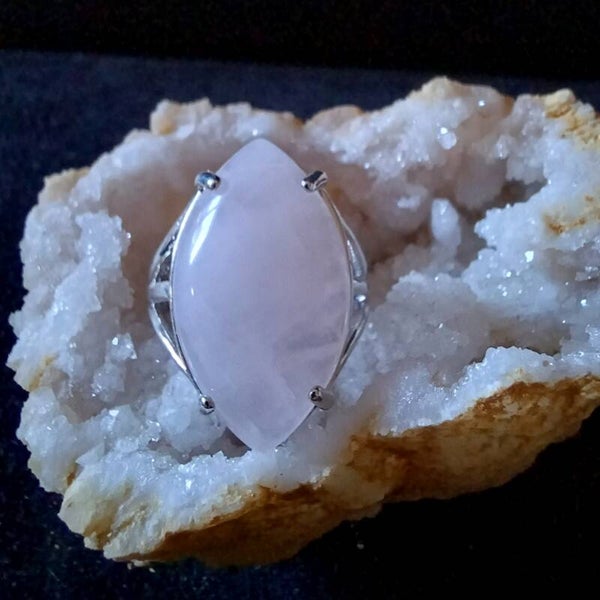 Bague Quartz rose