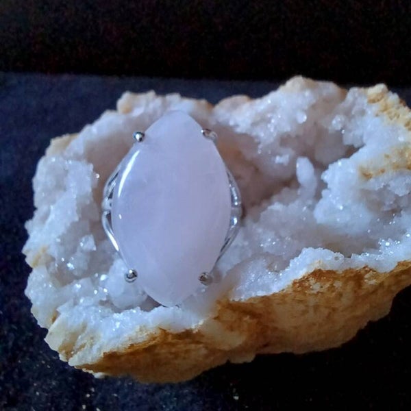 Bague Quartz rose