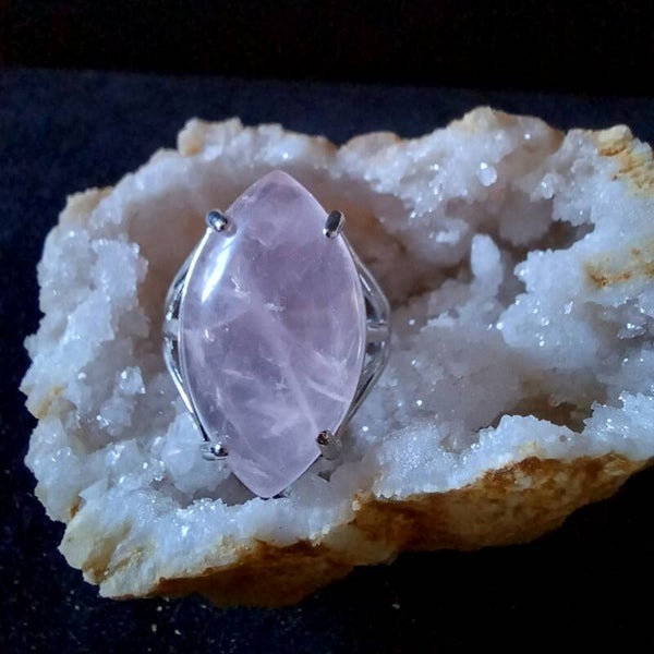 Bague Quartz rose