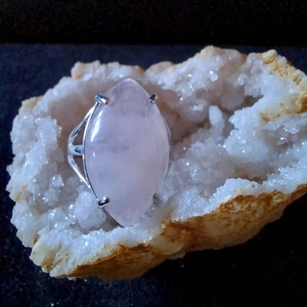 Bague Quartz rose