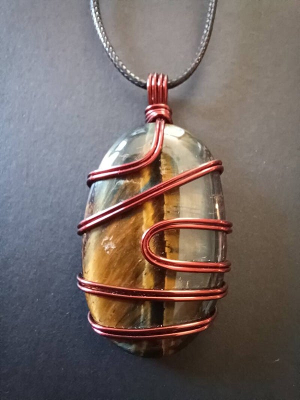 Pendentif Œil du tigre 1