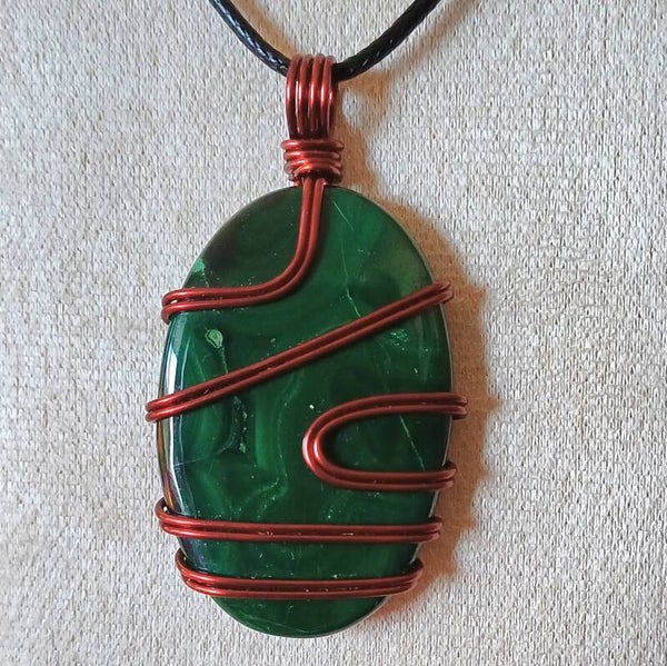 Pendentif Malachite