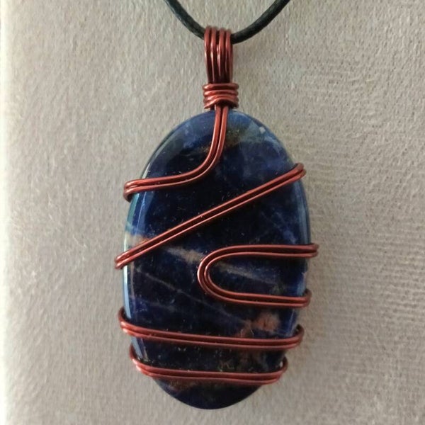 Pendentif sodalite