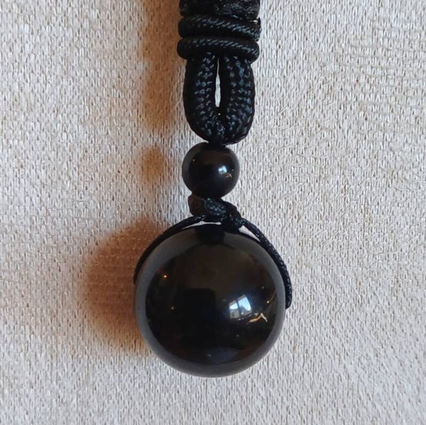 Pendentif Obsidienne œil céleste