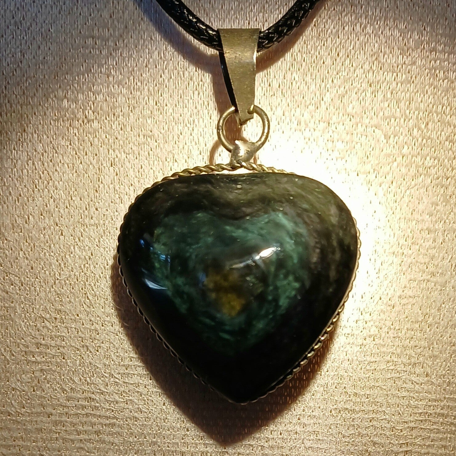 Pendentif Obsidienne Œil céleste