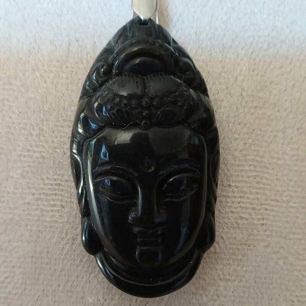 Pendentif Obsidienne noire