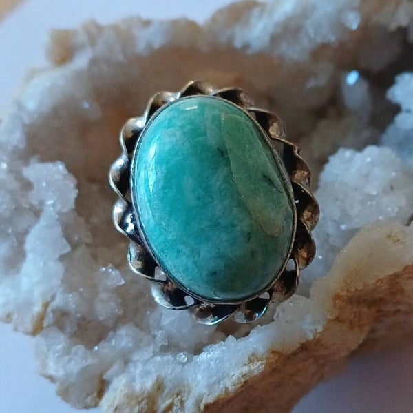 Bague Amazonite