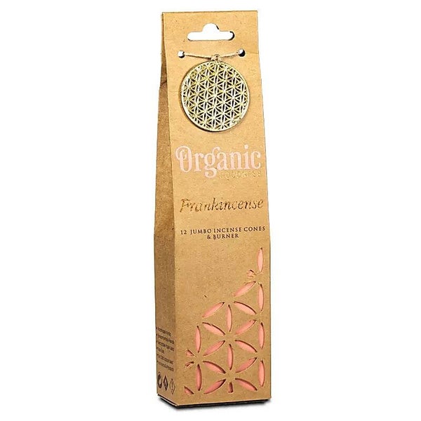 Organic Goodness Cônes d'encens Frankincense + brûleur