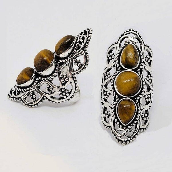 Bague Aponi Œil de Tigre