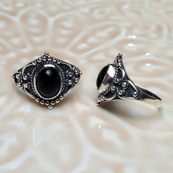 Bague Sarah onyx noir