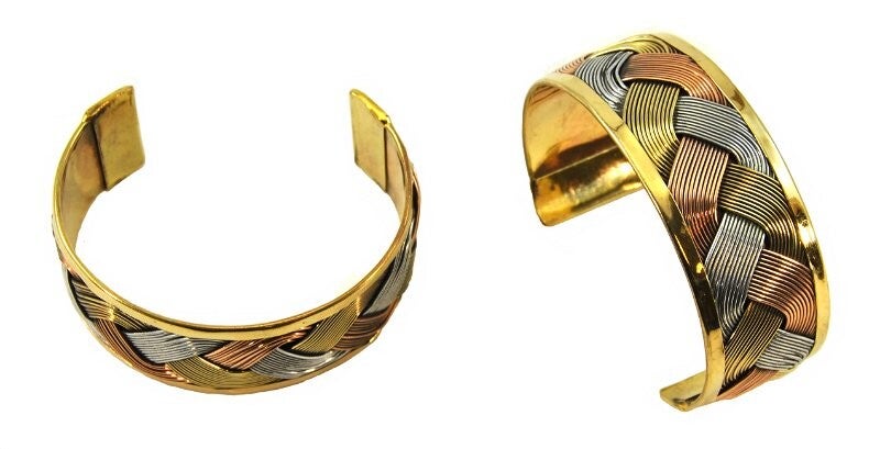 Bracelet trois métaux