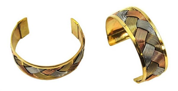 Bracelet trois métaux