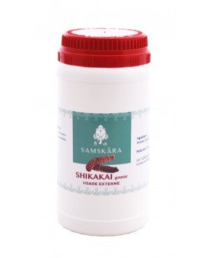 Shikakai ( Nettoie les cheveux sans les irriter / Fortifie / Volume / Brillance / Réduit leur chute / Stimule leur pousse / Assainit le cuir chevelu (action antibactérienne et antipelliculaire) / Nettoyant doux pour le visage ) 100 gr