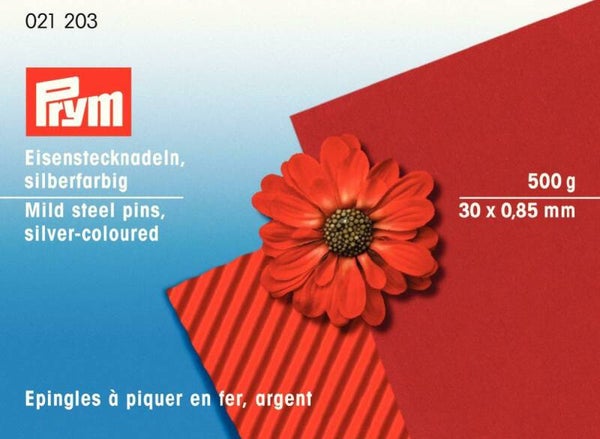 500g Eisen Stecknadeln 0,85 x 30 mm Prym Nr.105 /021203