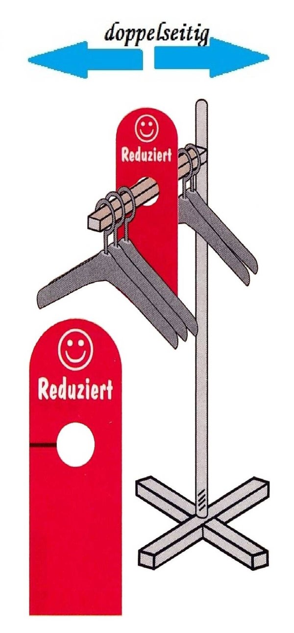 5 Hänger Nr.12356 doppels. Reduziert 8,5 x 23 cm