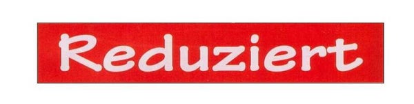 Ankleber Nr. 12267 mit Aufdruck " REDUZIERT "