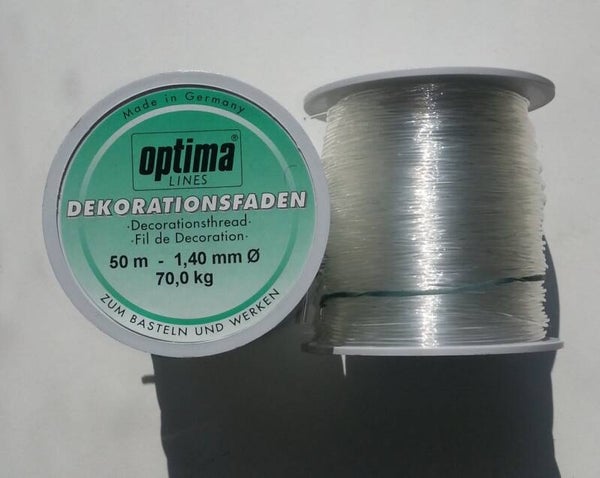 50 m Dekofaden 1,40 mm 70 kg Bastelfaden 