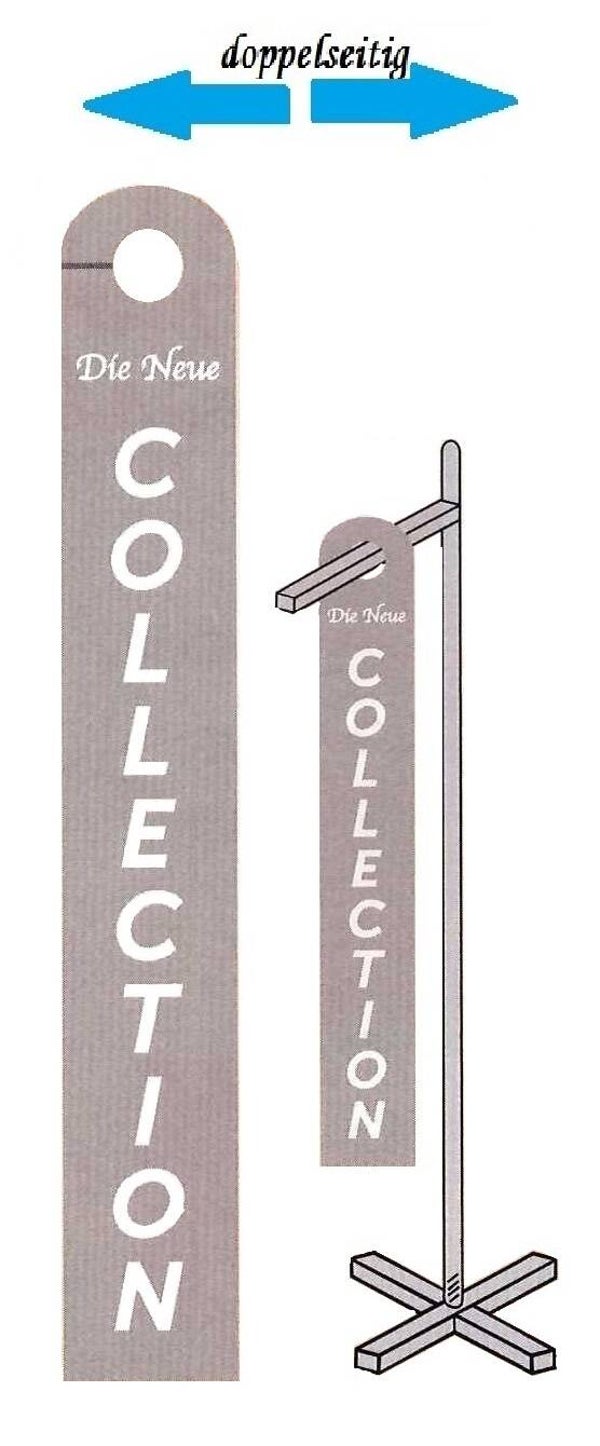 Hänger Nr.12574 doppels. Die Neue COLLECTION 10 x 68 cm