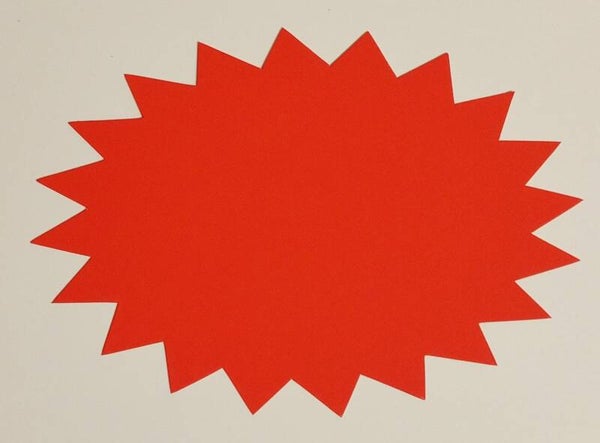 50 Kugel - Sterne  rot  380g/qm