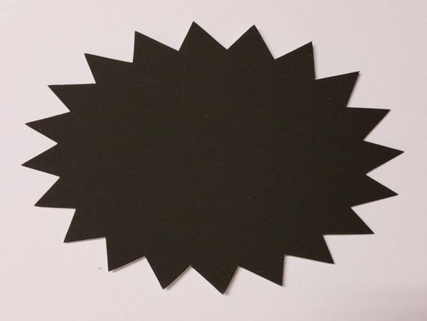 50 Kugel - Sterne  schwarz  380g/qm