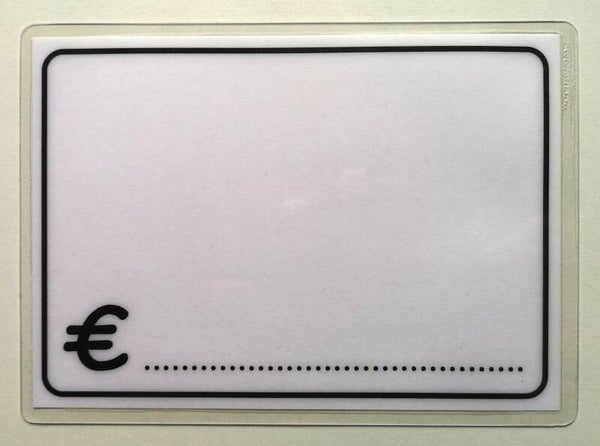 10 St.  Preisschilder mit Rand € Zeichen laminiert  weiß (Kopie) (Kopie) (Kopie) (Kopie) (Kopie) (Kopie) (Kopie)