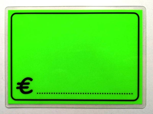 10 St.  Preisschilder mit Rand € Zeichen laminiert  leuchtgrün (Kopie) (Kopie) (Kopie) (Kopie) (Kopie) (Kopie)