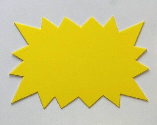 50 Rechteck - Sterne zitronengelb  380g/qm