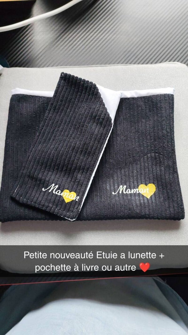 Etuie a lunettes + pochette