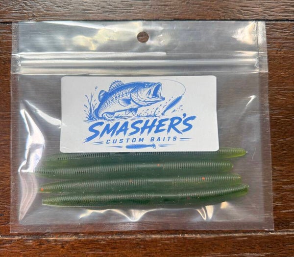 Watermelon Green Pumpkin Senko - 4 Pack (Copy)