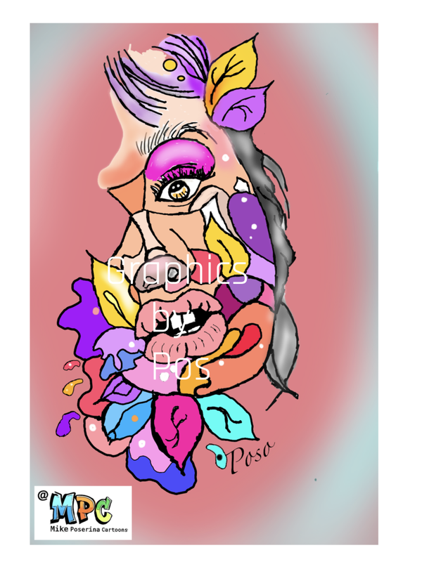 psychedelic woman