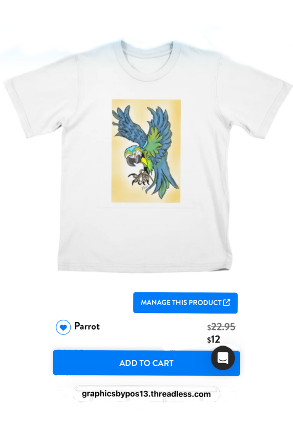 Parrot teeshirt