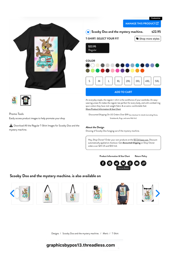 Scooby Doo tee-shirt