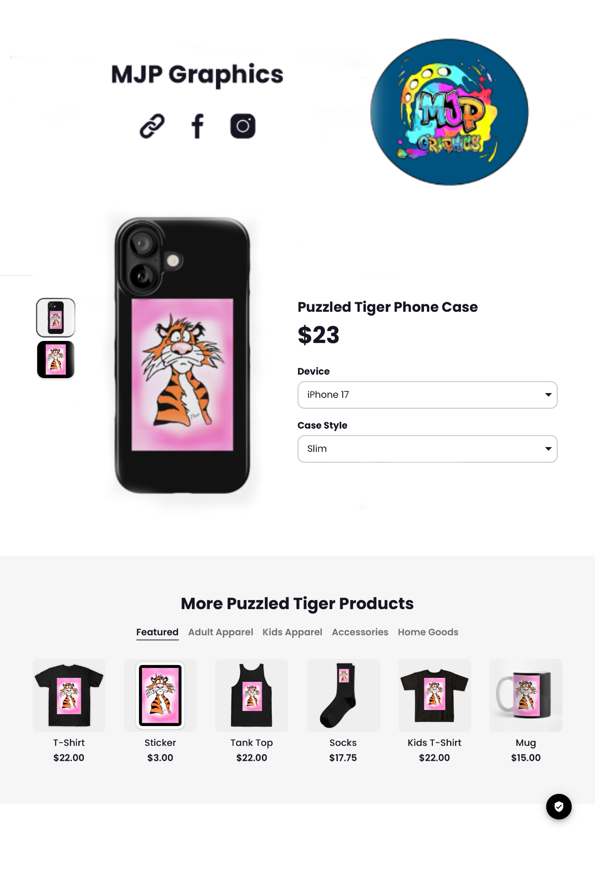 Tiger puzzled phone case