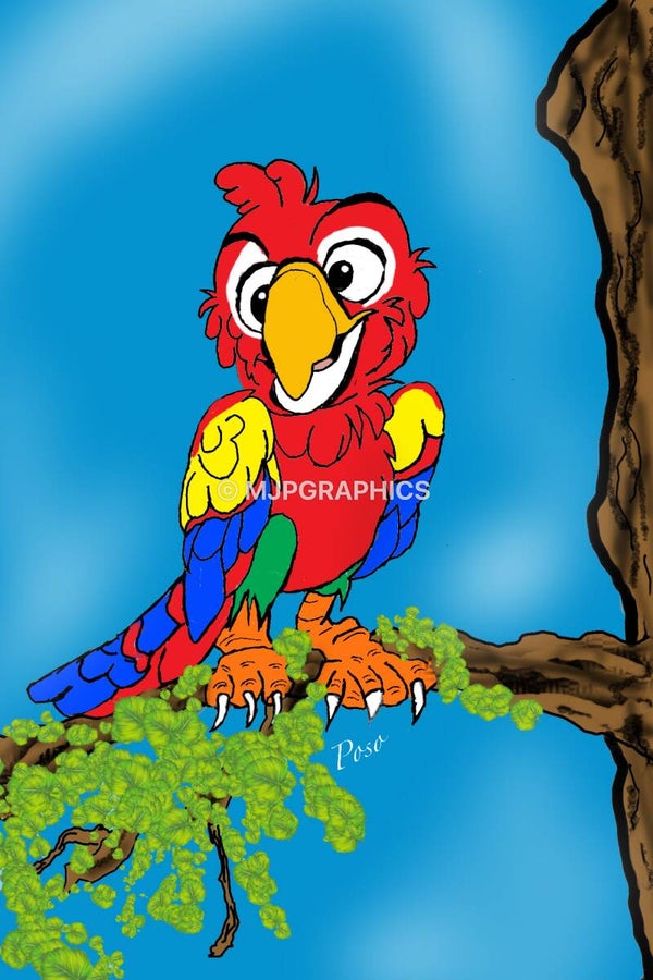 Colorful Macaw