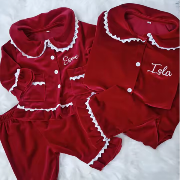 Velour pyjamas