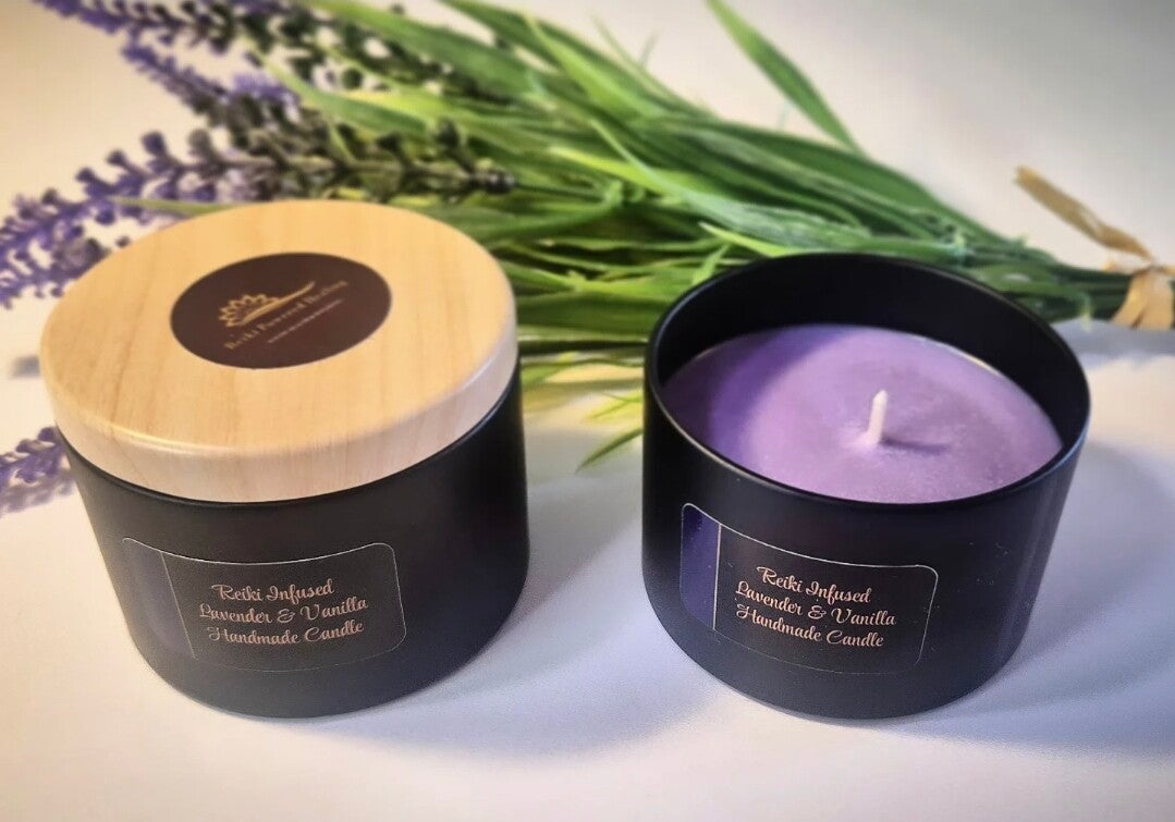 4oz Reiki infused scented candle