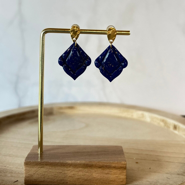 Blauw/glitter shiny 63
