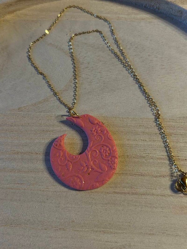 Roze mat met motief