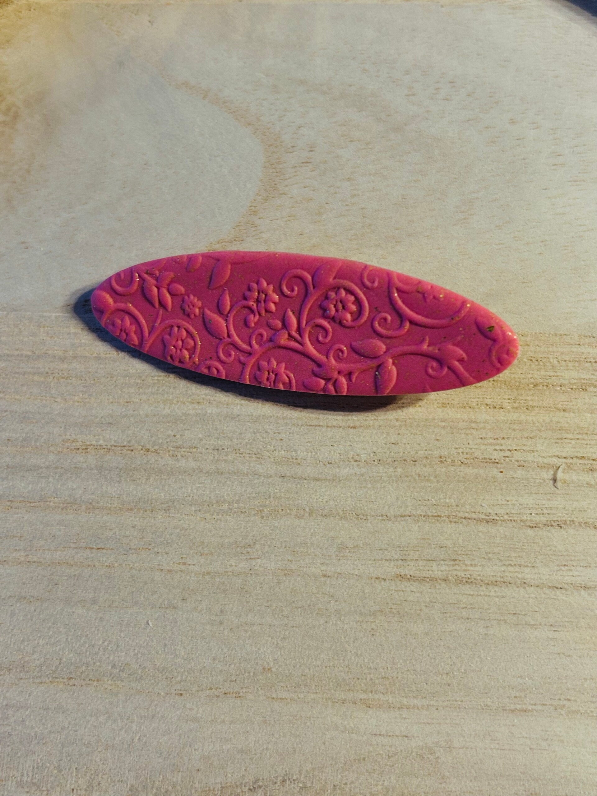 Roze mat met bloemenmotief  17
