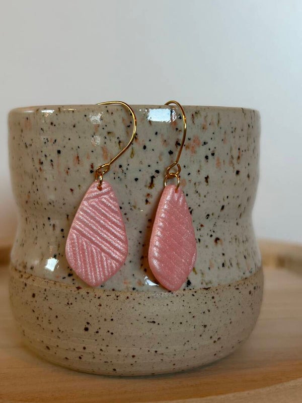 Licht roze met glitters mat 39