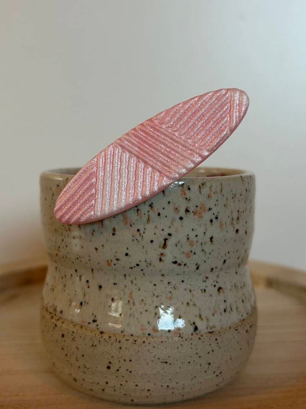 Parelmoer roze mat met structuur 21