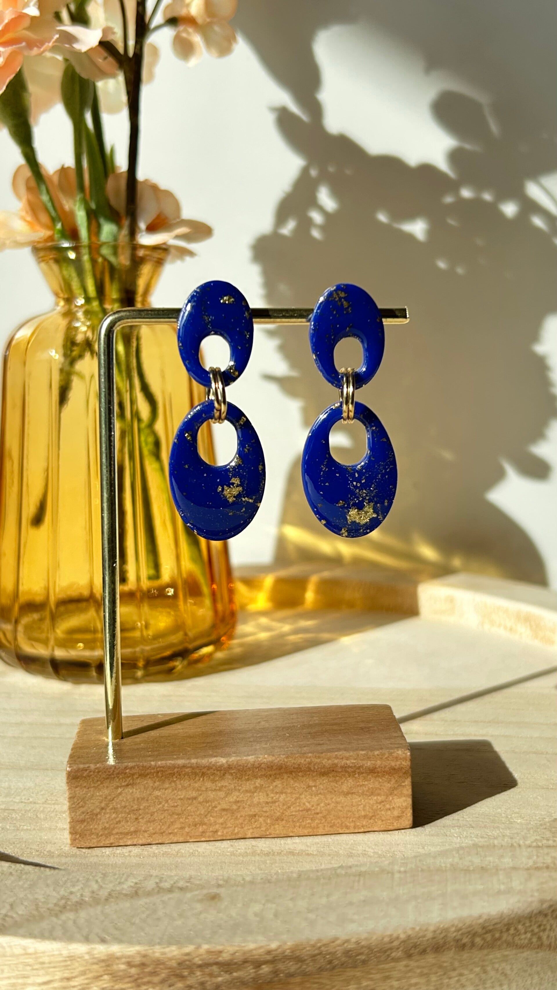 Blauw/goud 32